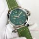 Luminor Marina Panerai Pam111 Copy Watch Green Face Leather Strap (3)_th.jpg